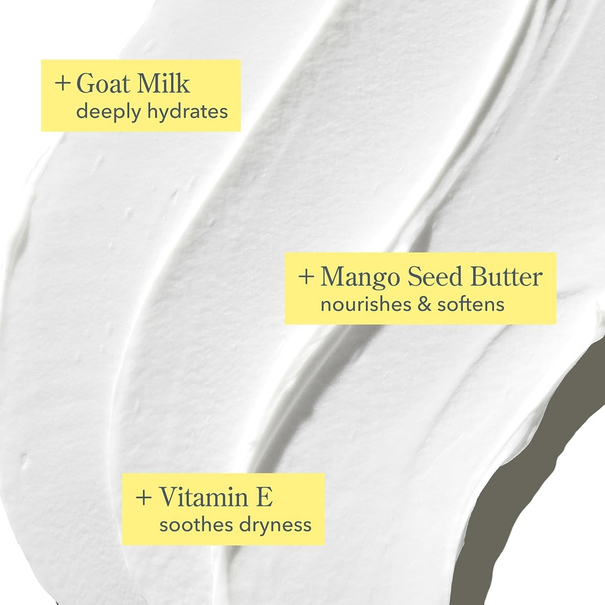 Beekman 1802 open jar whipped texture swirl illustrating rich, fast-absorbing cream