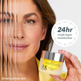 Beekman 1802 applying cream in morning showing non-greasy finish