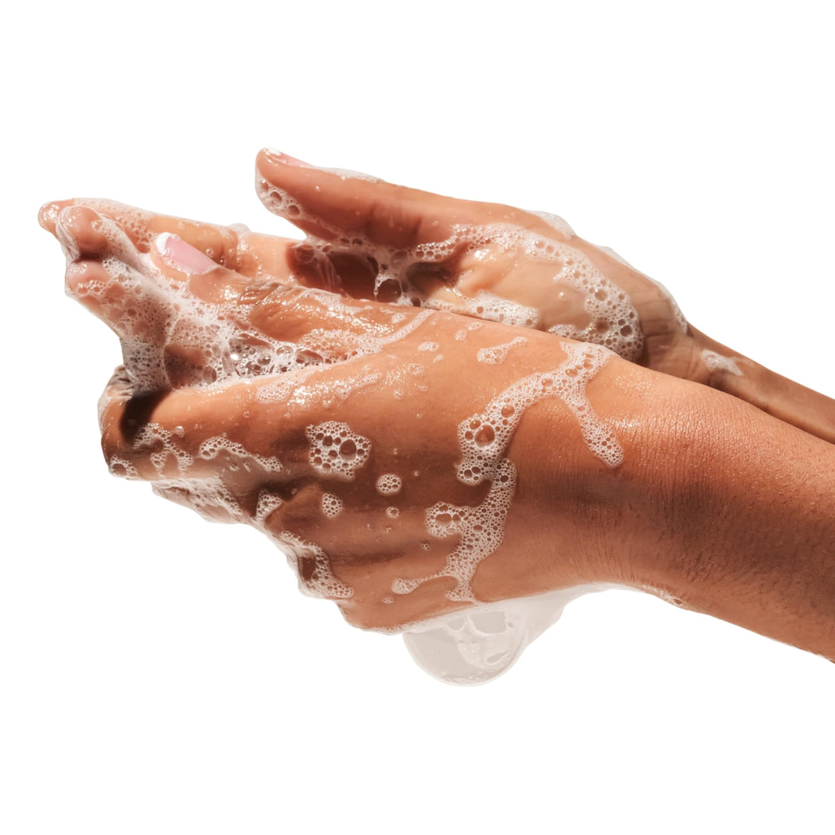 Beekman 1802 pump dispensing lather for easy, moisturizing hand wash