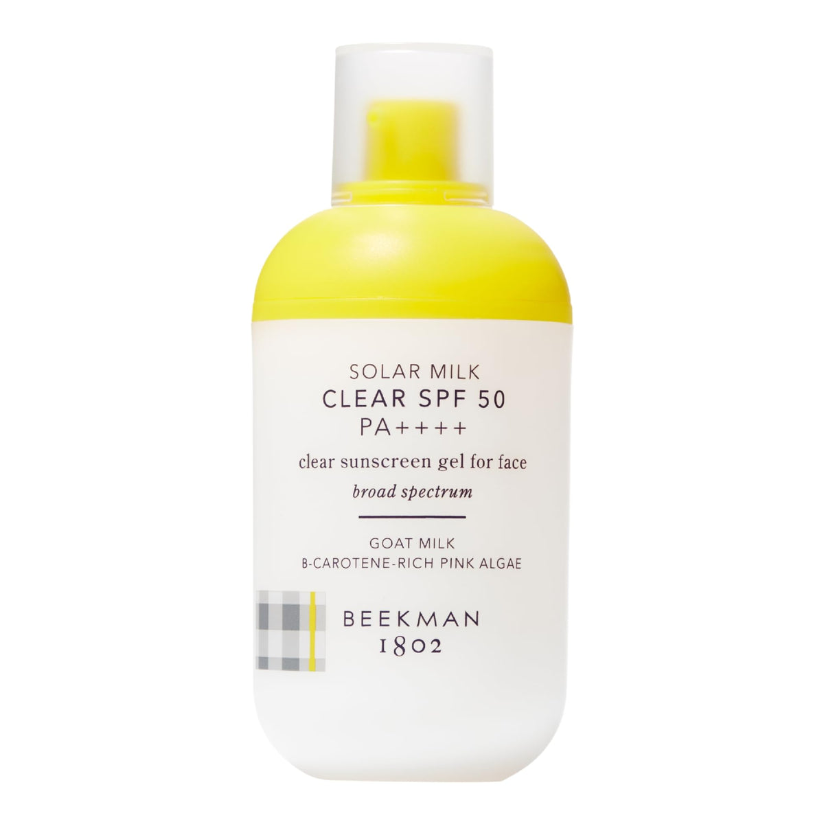 Beekman 1802 front packaging showing SPF 50 and benefits