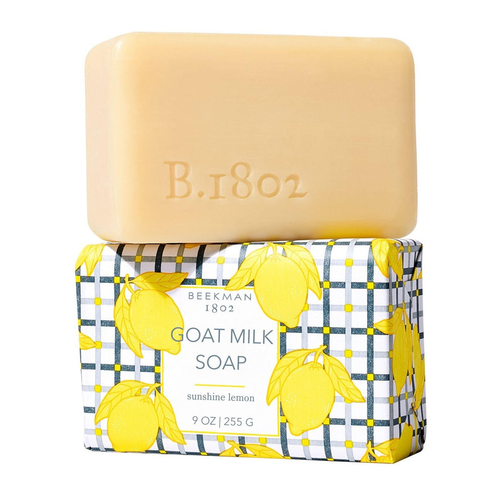 Beekman 1802 front packaging showing lemon bar and benefits
