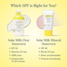 Beekman 1802 tube label close-up showing product name and mineral sunscreen claims