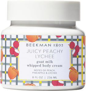 Beekman 1802 front jar view showing product and scent benefit