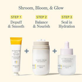 Beekman 1802 lifestyle on bathroom counter demonstrating daily routine use and convenience