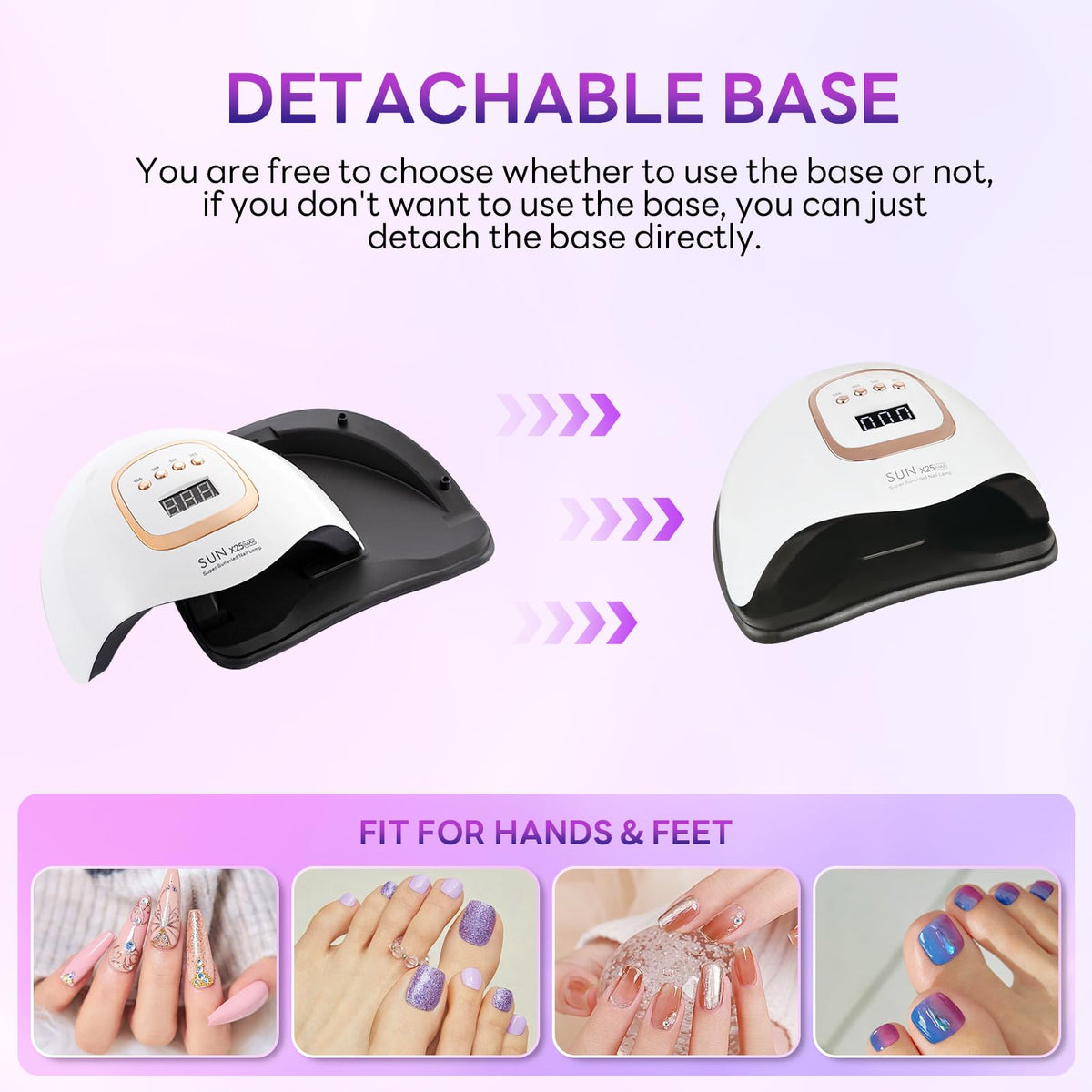 BEENLE hand inside lamp curing gel polish for efficient salon-like results