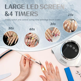 BEENLE hand inside lamp curing gel polish fast with intelligent sensor