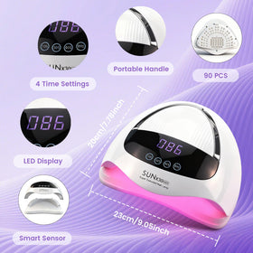BEENLE detailed LED array close-up ensuring even polish curing