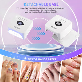 BEENLE S10 curing nails within a home manicure station for salon results