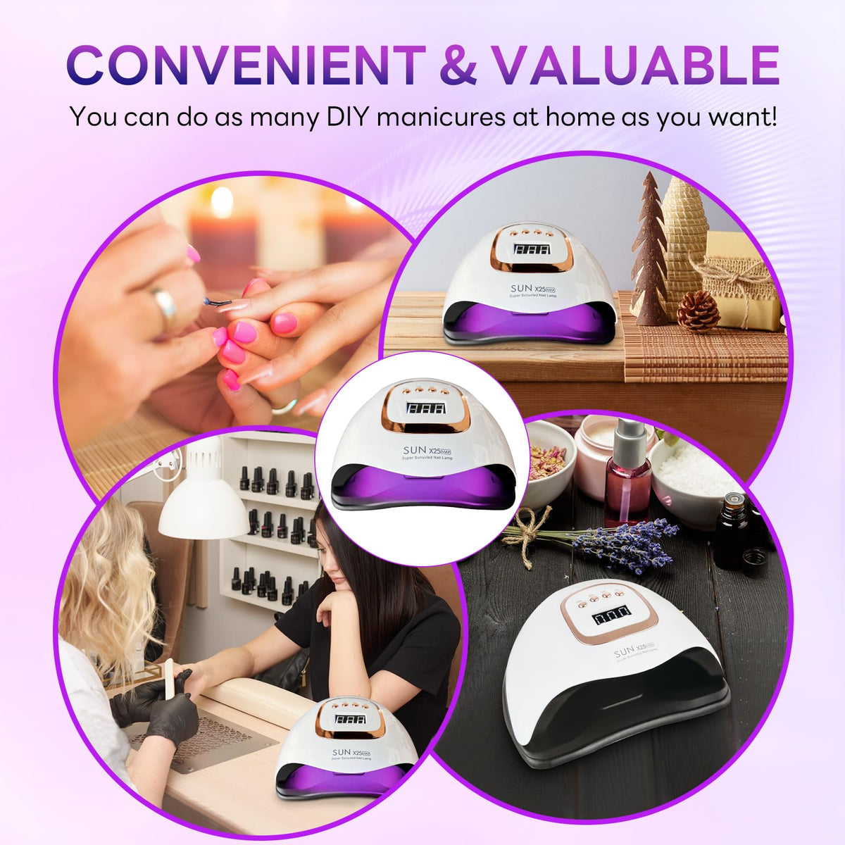BEENLE lamp next to hand showing scale for compact portable convenience