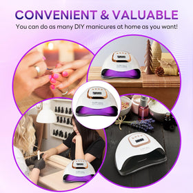 BEENLE lamp next to hand showing scale for compact portable convenience