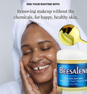 Beesaluxe Beesalene used on baby skin demonstrating gentle, hypoallergenic care