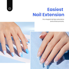 beetles gel polish close-up of 5-in-1 glue gel bottle highlighting multiuse benefit
