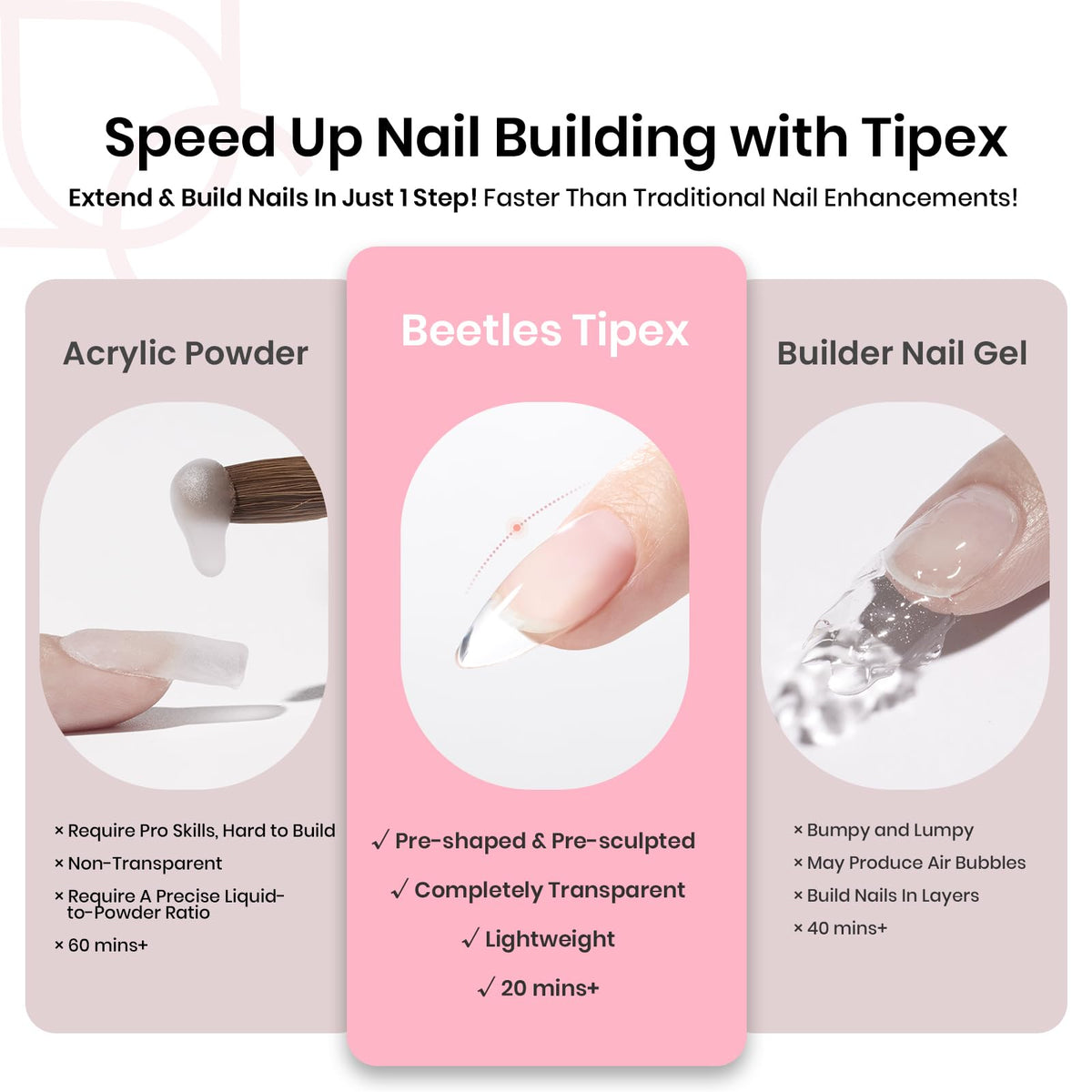 beetles Gel Polish size array of 16 sizes displayed for easy matching
