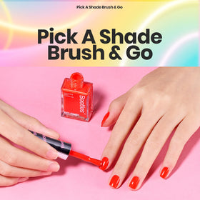 Beetles application brush stroke demonstrating smooth coverage and quick dry