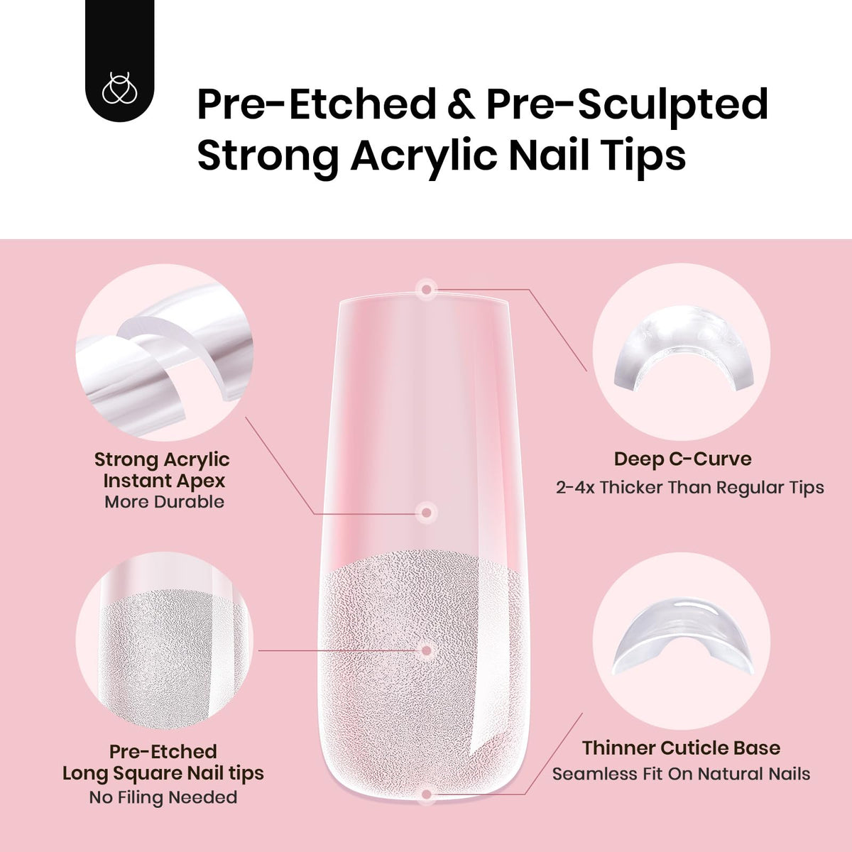 beetles application in use pressing tip to natural nail for quick set