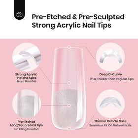 beetles application in use pressing tip to natural nail for quick set