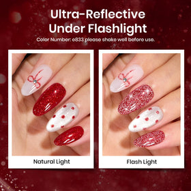 Beetles application on fingernail mid-process demonstrating DIY ease and even coverage