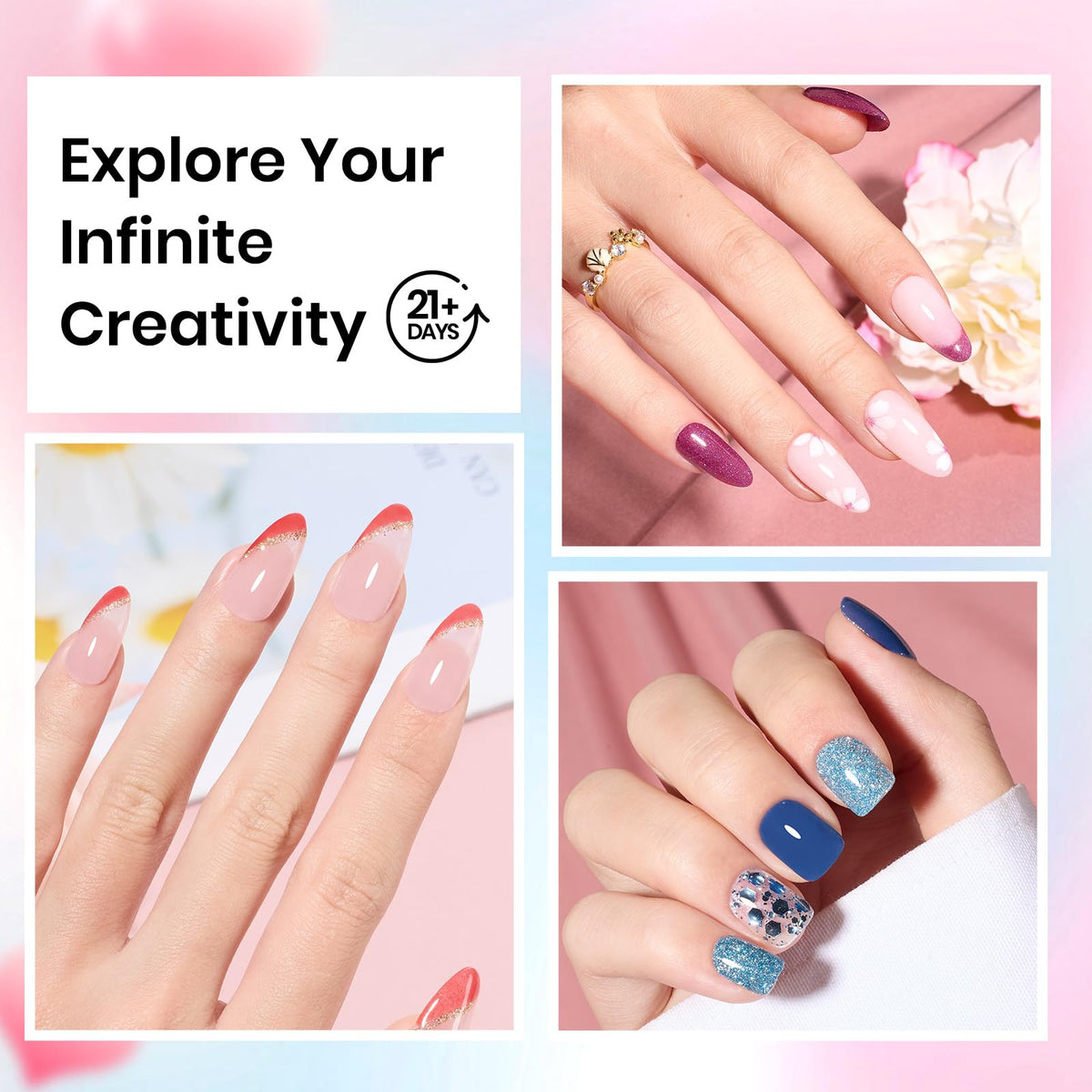 Beetles Gel Polish application tools laid out showing beginner-friendly setup
