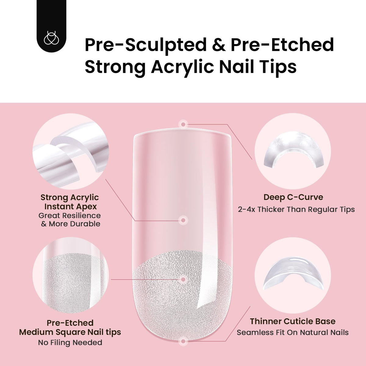 beetles applying tip with gel glue demonstrating quick salon application
