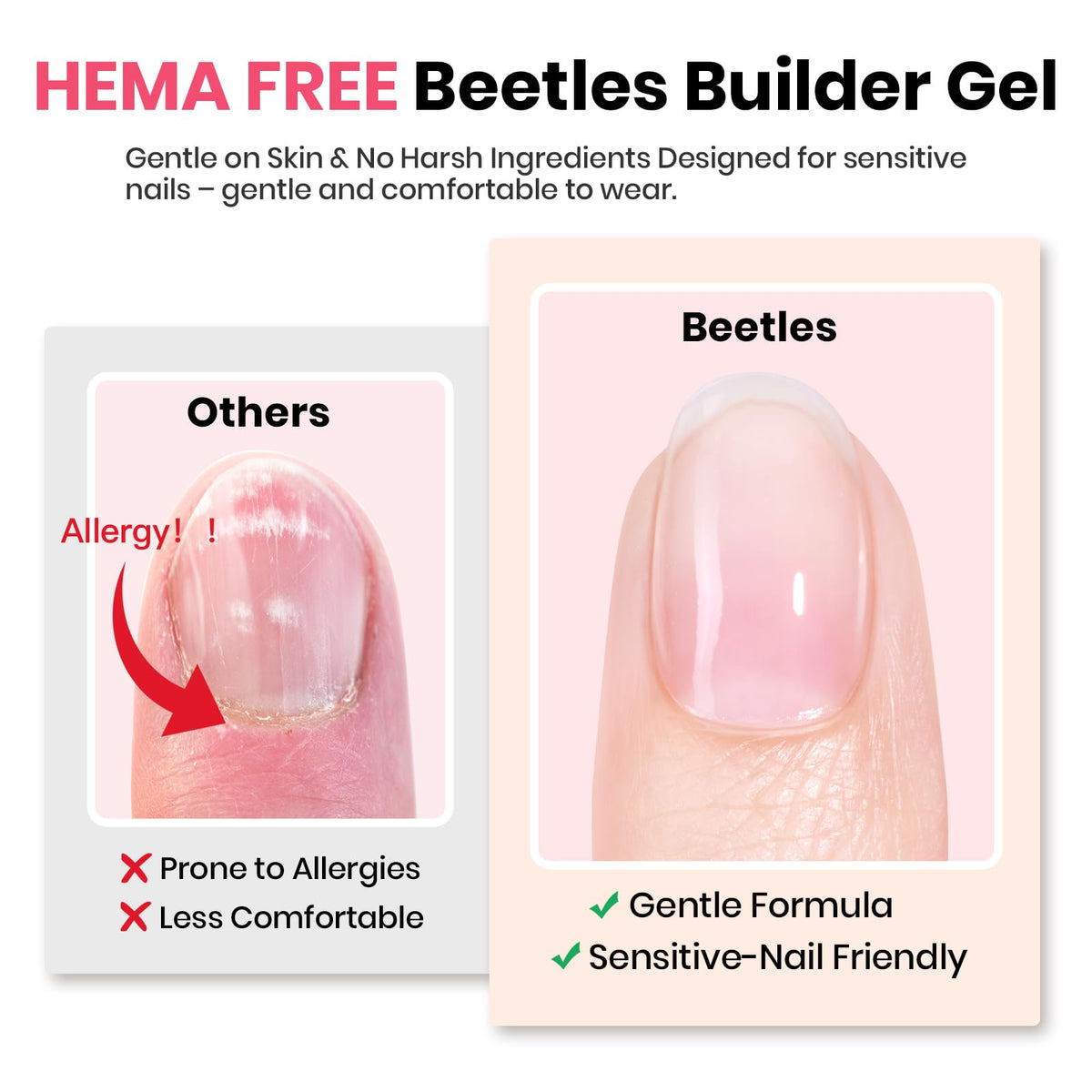 beetles blush whisper and three nude swatches illustrating natural color options