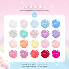 beetles Gel Polish bottle close-up label with clear shade name for easy selection
