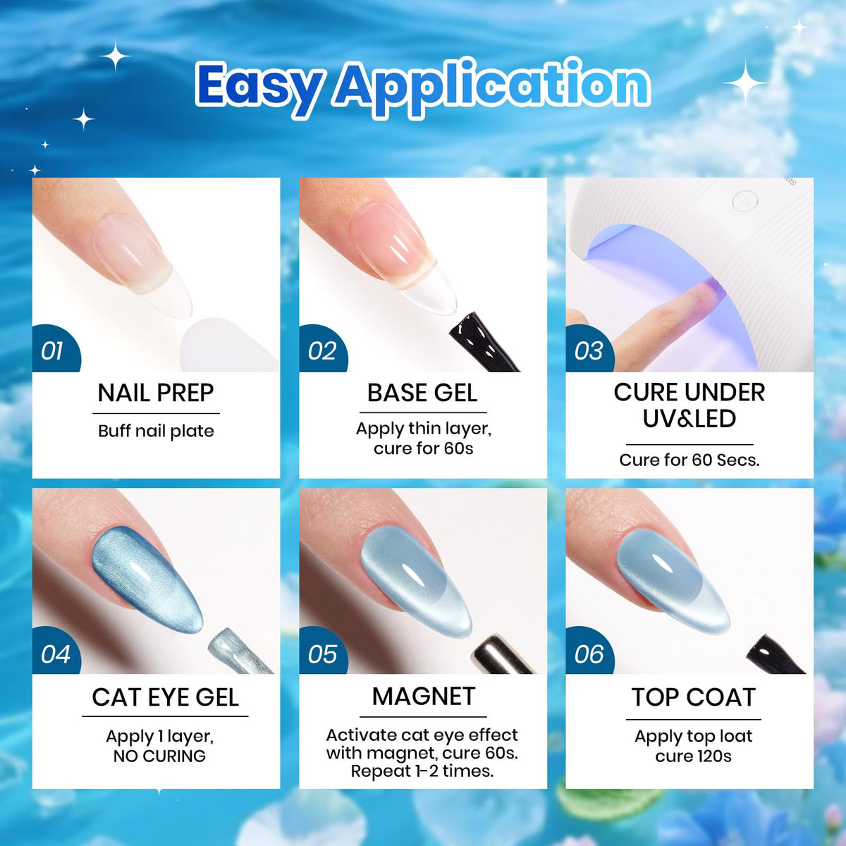 beetles brush applying polish showing smooth self-leveling formula