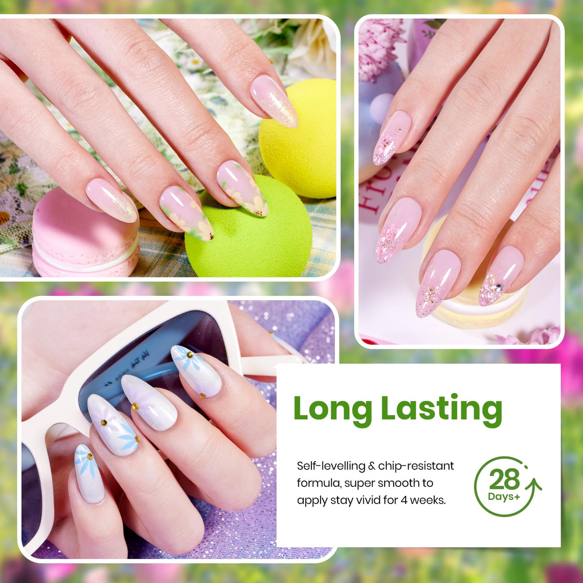 beetles Gel Polish brush stroke close-up showing smooth, even coverage