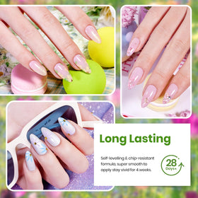 beetles Gel Polish brush stroke close-up showing smooth, even coverage