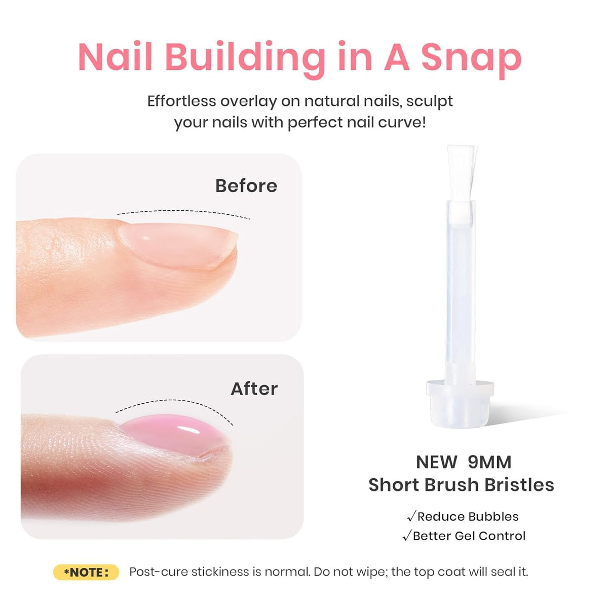 beetles builder gel application on nail tip highlighting apex and strength