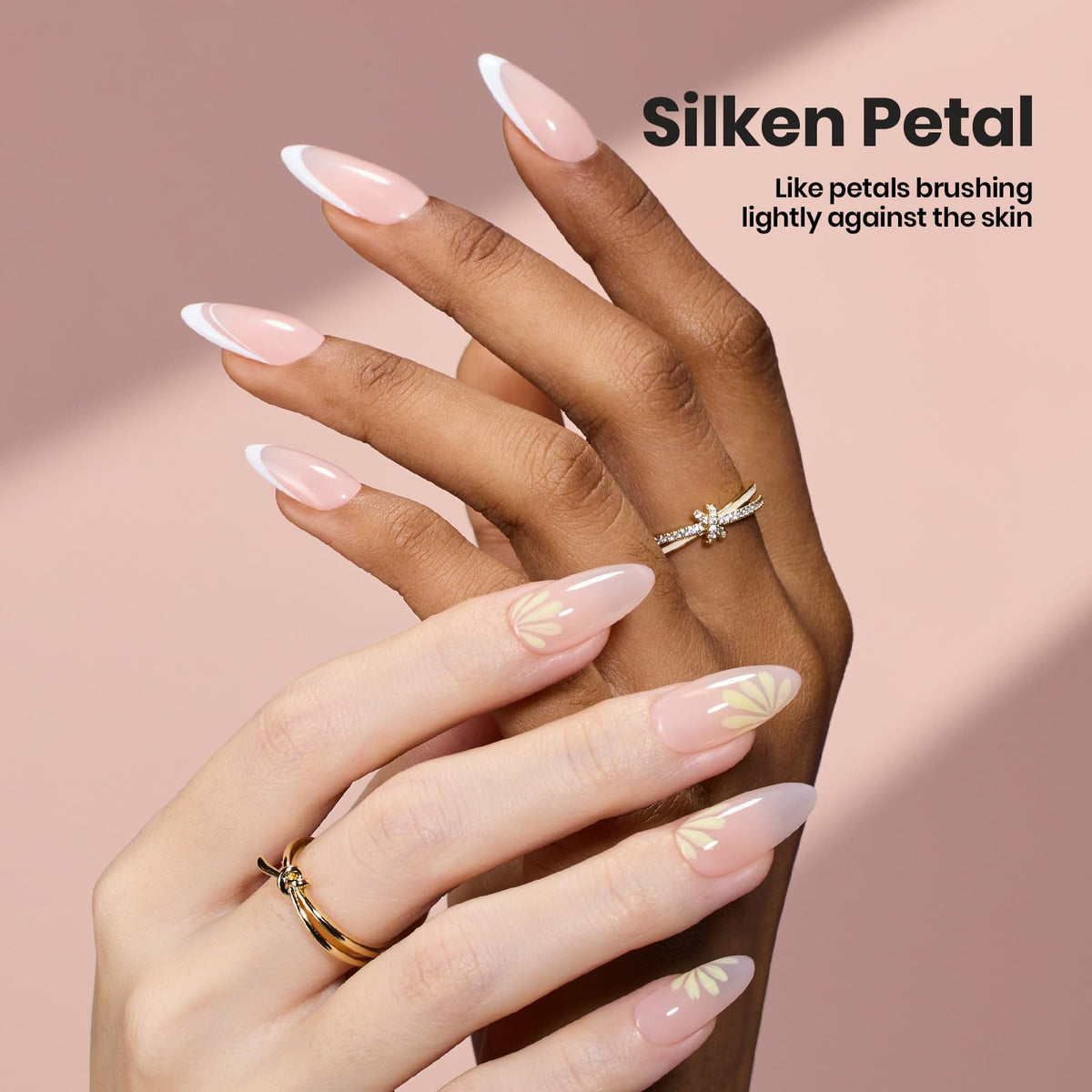 beetles builder gel finished nails lifestyle shot showing strengthened nails and salon-quality appearance