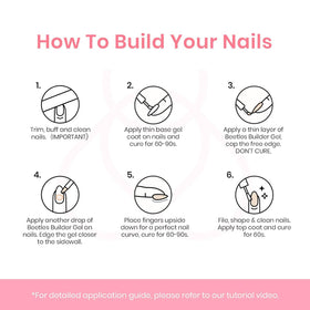 beetles builder gel lifestyle salon at home portraying easy professional results