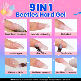 beetles builder gel open jars showing smooth texture for easy sculpting