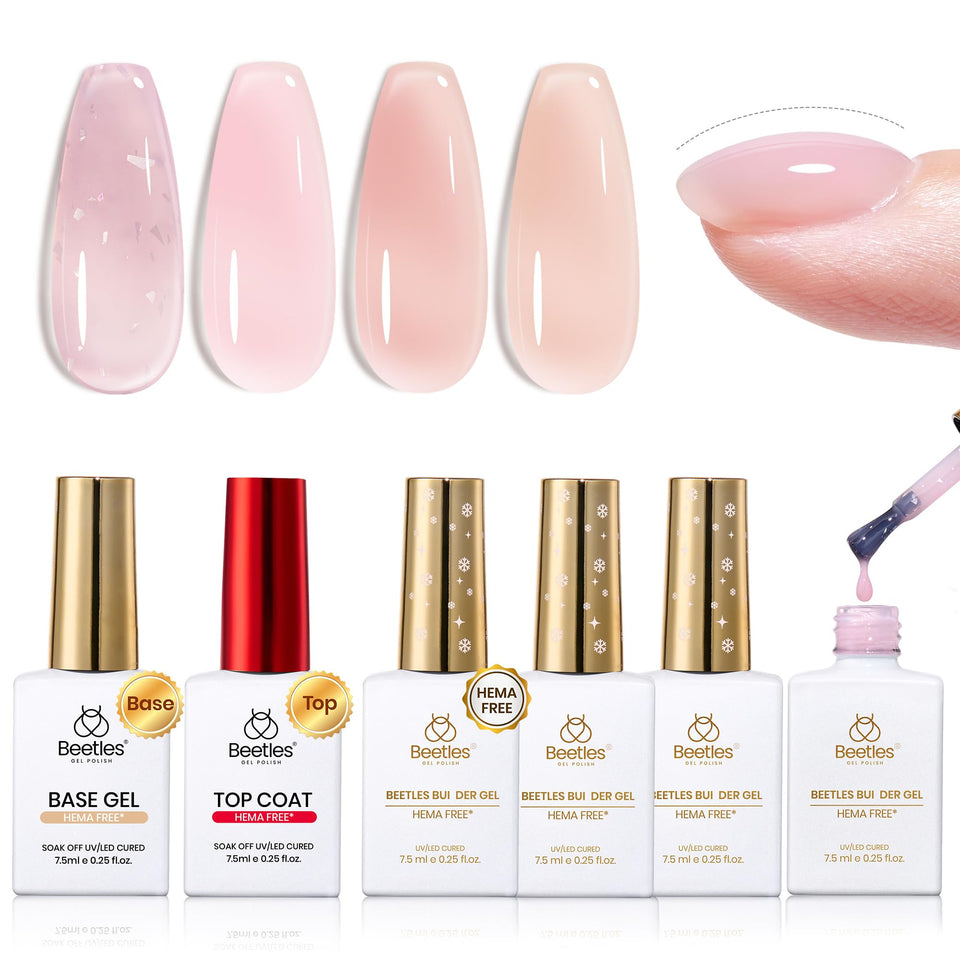 Beetles Gel Polish front packaging showing kit contents and benefits