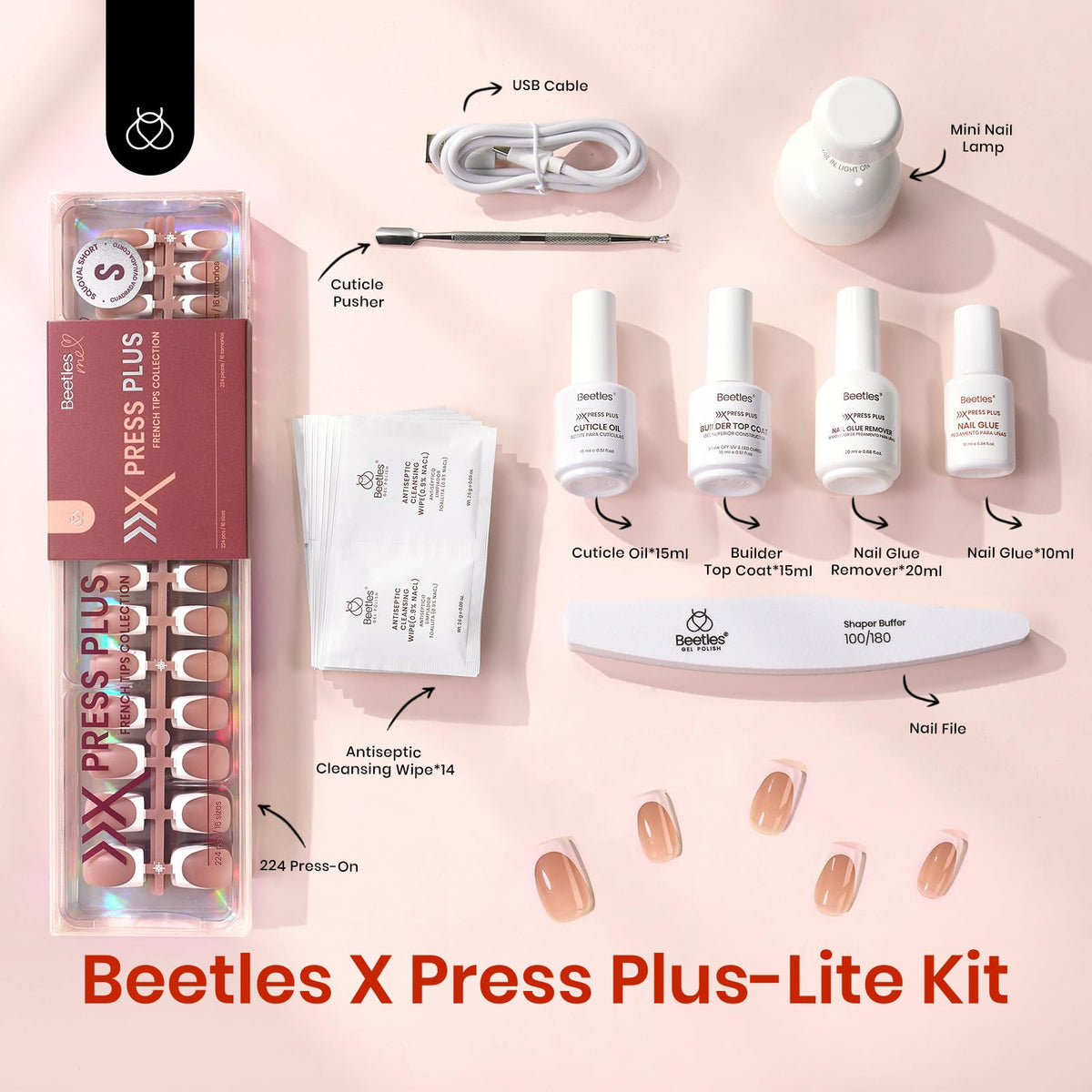 beetles builder top coat bottle protecting nails and adding shine