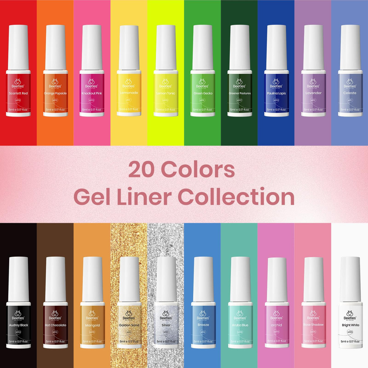 beetles thin built-in brush close-up for precise line control