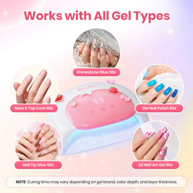 beetles lamp used for pedicure demonstrating toe space and versatile use benefit