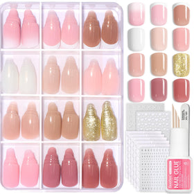 Beetles Gel Polish front packaging showing full 360-piece kit benefit convenience