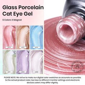 beetles cat eye detail closeup showing glass-like stripe and glossy finish for visual impact