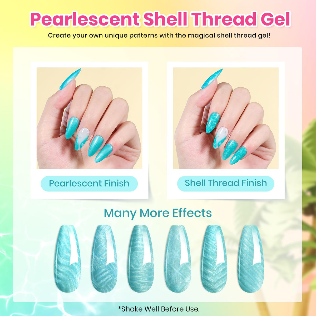 beetles magnet creating cat-eye stripe for dramatic magnetic effect