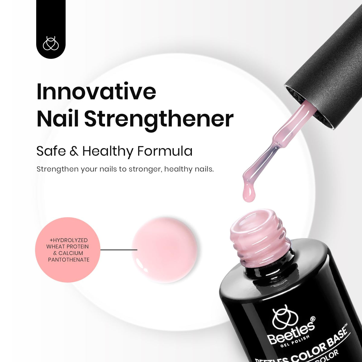 beetles close-up brush picking smooth rubber-base texture for easy application benefit