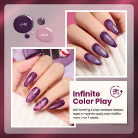 beetles brush close-up painting a nail, creamy texture for smooth, streak-free application