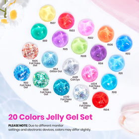 beetles jelly gel texture close-up highlighting sheer neon depth and smooth finish