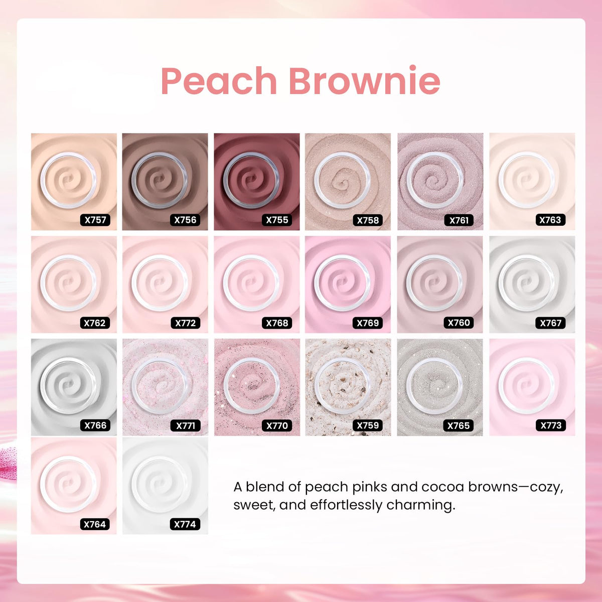 beetles display of 20 dip powder shades for versatile manicure options