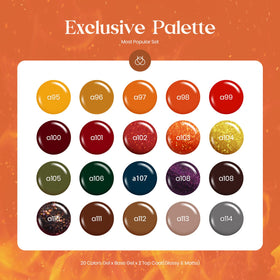 beetles color swatch ring displaying warm oranges yellows greens for styling