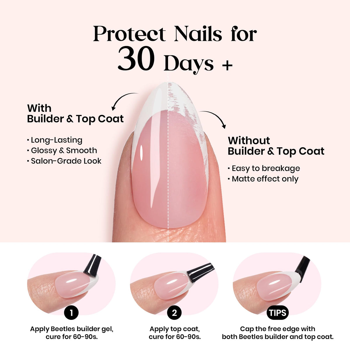 Beetles customized nail art with gems illustrating creative DIY possibilities