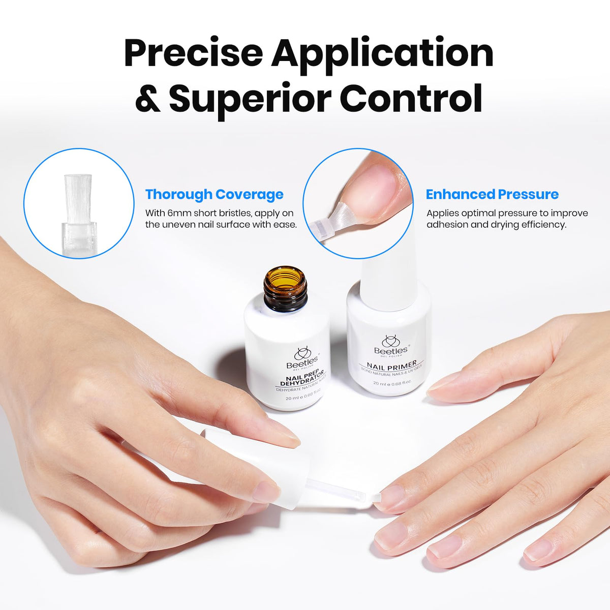 beetles Gel Polish cuticle trimmer in use speeding up tidy nail beds