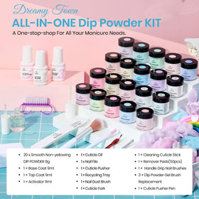 beetles Gel Polish powders top-down display showing color range and inspiration