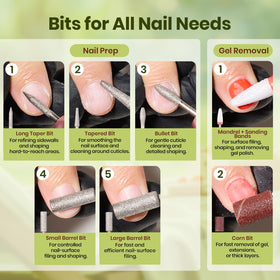 beetles drill bits and sanding bands spread highlighting versatile prep options