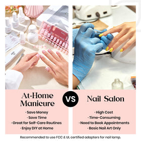 beetles finished manicure lifestyle image showcasing salon-quality result