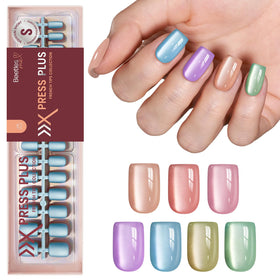 Beetles Gel Polish front packaging showing 224-piece cat eye set benefits